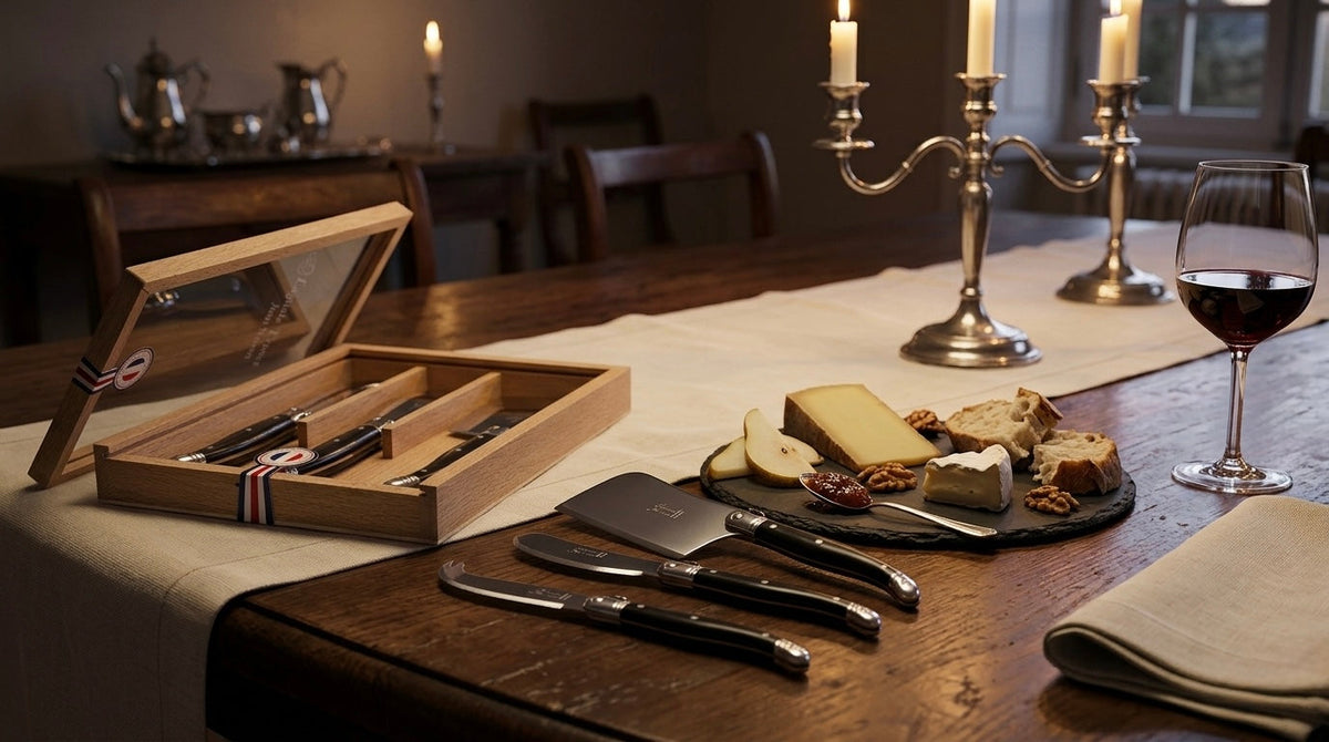 WHY WE CHOSE IT · Nº 06 — The Laguiole Mini Black Cheese Set