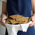 Norwegian Baked Knekkebrød — Sea Salt Flakes Crispbread
