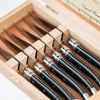Laguiole Black Knives in Presentation Box (set of 6) - Lello.Store