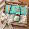 Cipriani Tagliarelle and Sansovina tomato sauce in a wood gift box with ivory Lello ribbon
